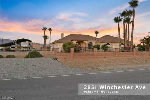 2851 S Winchester Avenue, Pahrump, NV 89048