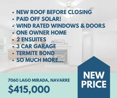 7060 Lago Mirada Drive, Navarre, FL 32566