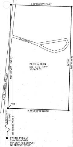 3.95 acres Campbell Hill Road, Reader, AR 71726