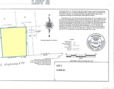 Lot 2 Hwy. 70 West, Newhope, AR 71959