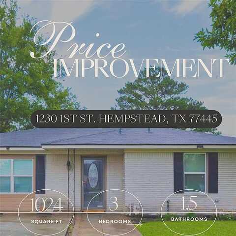 1St, HEMPSTEAD, TX 77445