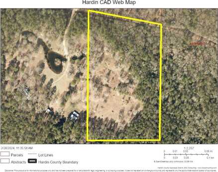 TBD Holland Rd., Tract 1, Kountze, TX 77625