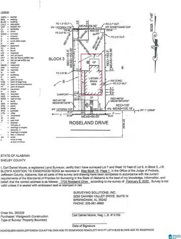 1705 ROSELAND DRIVE, HOMEWOOD, AL 35209