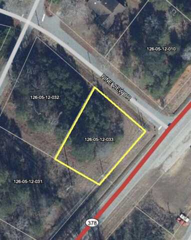 Lot 25 PINEVEW DR, Mc Cormick, SC 29835