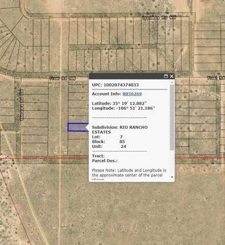 0000 Espenosa Road NW, Rio Rancho, NM 87144