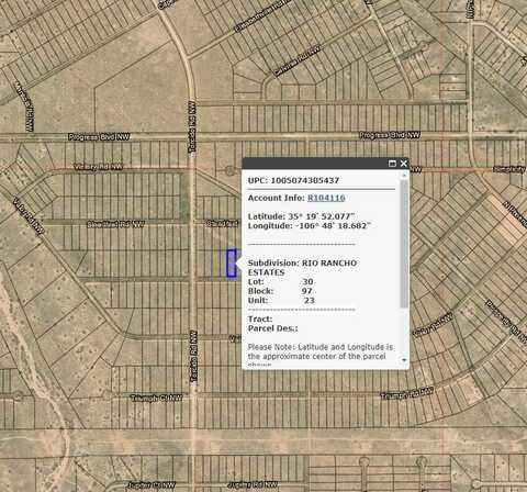 Justice Road NW, Rio Rancho, NM 87144