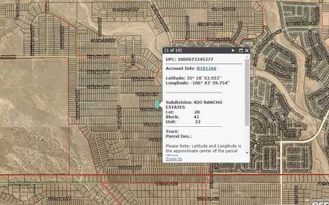 Lt 28 33rd Avenue NW, Rio Rancho, NM 87144