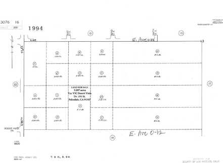 Vic Desert Vista Drive, Palmdale, CA 93591