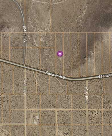 82st West & Backus Rd, Rosamond, CA 93560