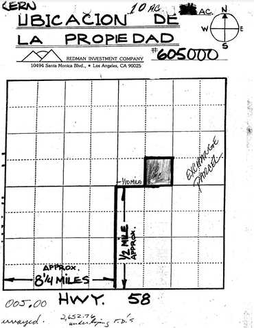 Section 23, Township 11, Mojave, CA 93501