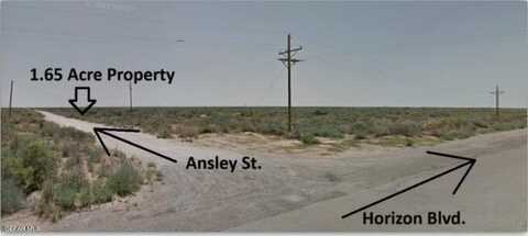 Tbd ANSLEY, Horizon City, TX 79928