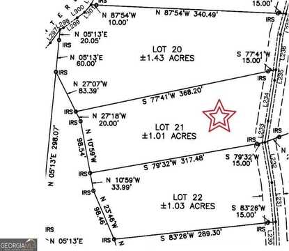 Lot 21 Cricket, Warne, NC 28909