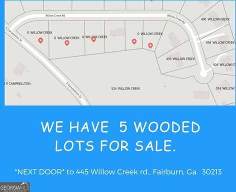 0 Willow Creek, Fairburn, GA 30213