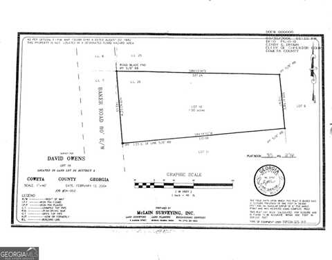 0 Baker Road (1.0 acre), Newnan, GA 30265