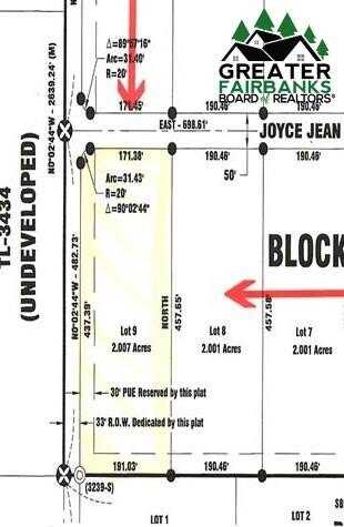 Lot 9 Block 2 JOYCE JEAN DRIVE, Fairbanks, AK 99712