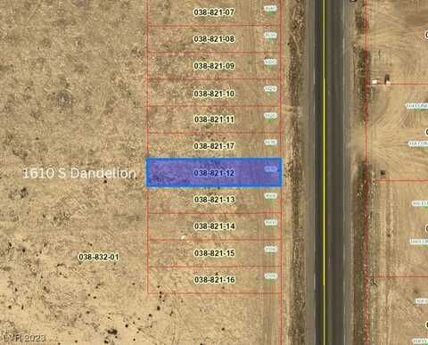 1610 S Dandelion Street, Pahrump, NV 89048