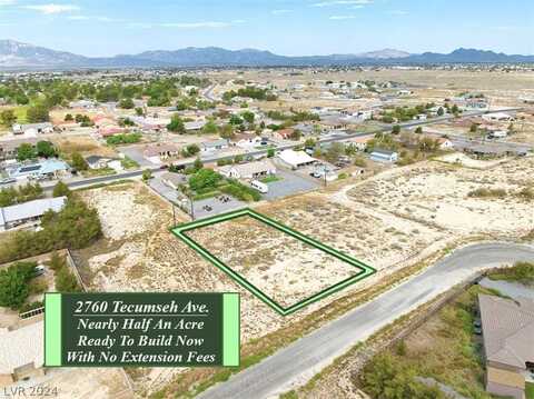 2760 Tecumseh Avenue, Pahrump, NV 89060