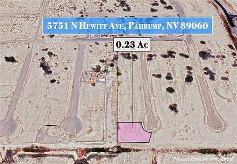 5751 N Hewitt Avenue, Pahrump, NV 89060