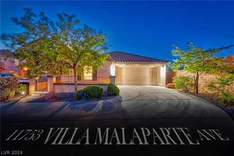 11753 VILLA MALAPARTE Avenue, Las Vegas, NV 89138