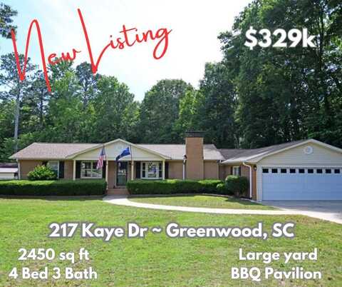 217 Kaye Dr, Greenwood, SC 29649