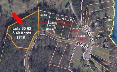 183 Cecil Dr- Lots 60-61-62, Waterloo, SC 29384