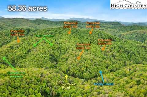 58+ Acres Rocky Creek Road, Boone, NC 28607