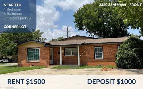 2320 33rd Street, Lubbock, TX 79411