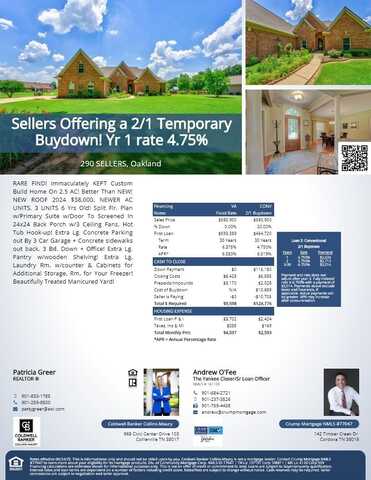 290 SELLERS, Oakland, TN 38060