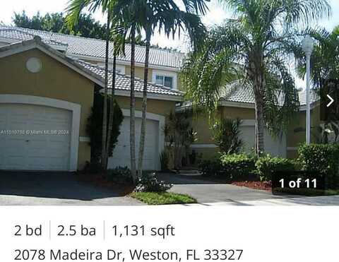 2078 Madeira Dr, Weston, FL 33327