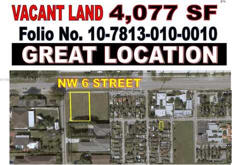 Nw 6 Street NW 4 AVENUE, Homestead, FL 33030