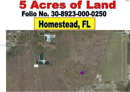 5 ACRES VACANT LAND LOCATED IN HOMESTEAD, Miami, FL 33035