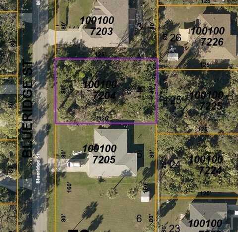 BLUERIDGE STREET, NORTH PORT, FL 34287