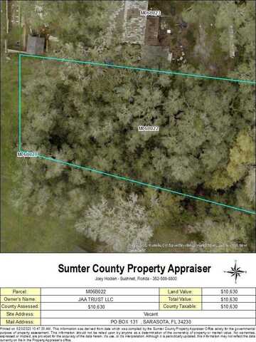 CR 624A, BUSHNELL, FL 33513