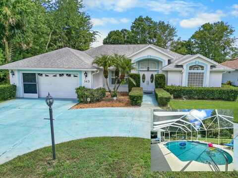 143 BARRINGTON DRIVE, PALM COAST, FL 32137