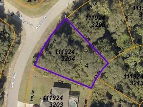 WENONA DRIVE, NORTH PORT, FL 34288