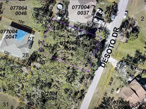 Lots 44 & 45 DESOTO DRIVE, NORTH PORT, FL 34287