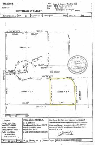 Parcel E Dot, Croswell, MI 48422