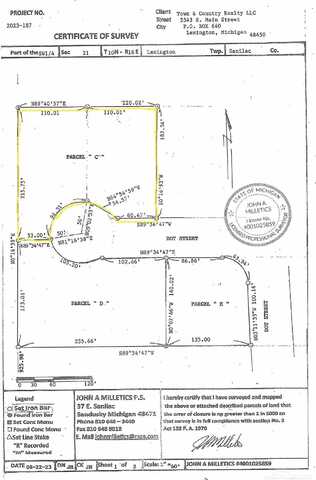 Parcel C Dot, Croswell, MI 48422