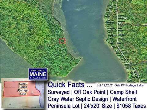 Lot 19-21 Oak Point Trail, Portage Lake, ME 04768