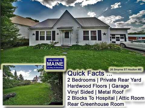 26 Smyrna Street, Houlton, ME 04730