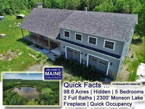 112 McDonald Road, Littleton, ME 04730