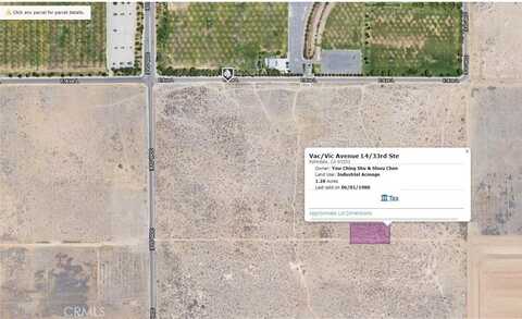 0 Vac/Vic Avenue L4/33rd Ste, Palmdale, CA 93552