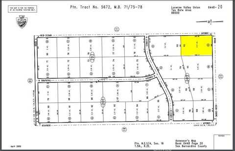 0 Smoke Bush Parcel #0448-203-05 Road, Lucerne Valley, CA 92356