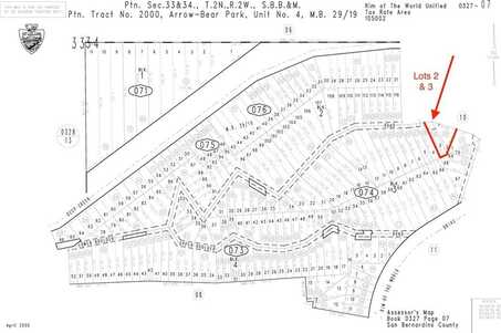 2 Lots 2 & 3 Falling Leaf Lane, Arrowbear, CA 92382