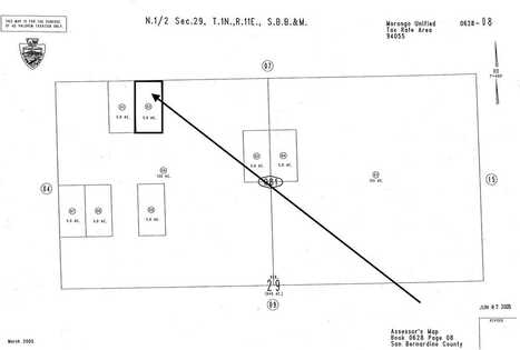 0 2 Mile Road Lot 2, 29 Palms, CA 92277