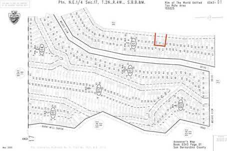 73 Lots 71-73 Near Burnt Mill Canyon, Cedarpines Park, CA 92322