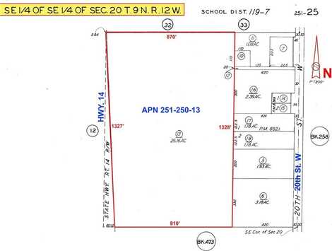 14 20 Street West & Marie Avenue Hwy, Rosamond, CA 93560