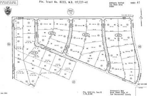 8223 0460411080000 APN Tract, Adelanto, CA 51001