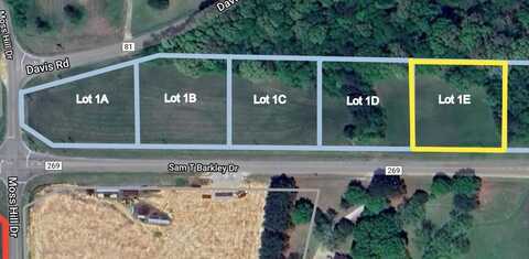 Lot 1E Sam T Barkley Road, New Albany, MS 38652