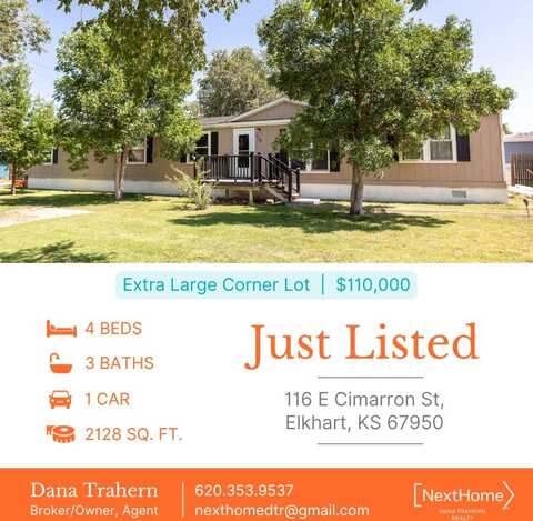 116 E Cimarron St, Elkhart, KS 67950